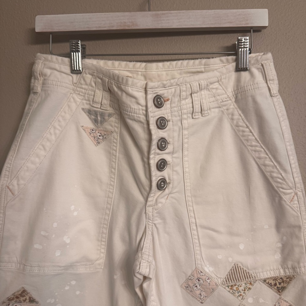 Anthro / Pilcro -The Wanderer Patchwork Utility P… - image 4